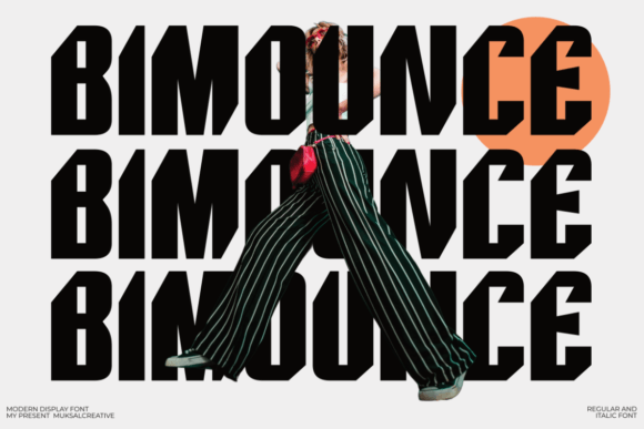 Bimounce: A Modern Display Font for Striking Designs