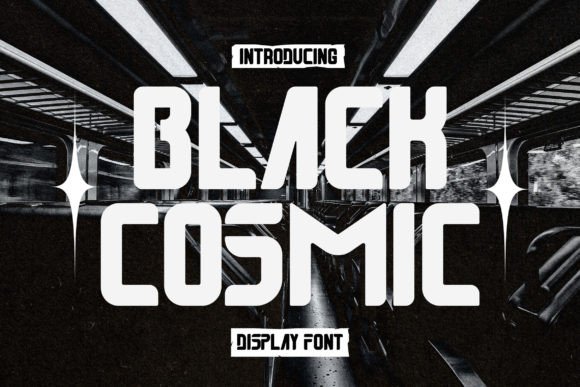 Black Cosmic: A Futuristic Display Font for Bold Designs