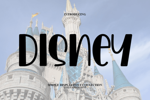 Disney: A Modern Display Font for Creative Projects