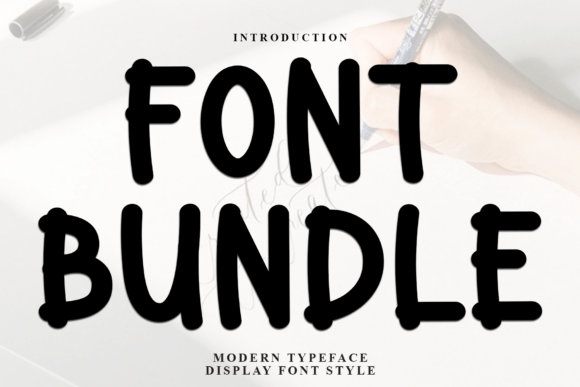 Font Bundle: A Playful Typeface for Bold, Friendly Designs
