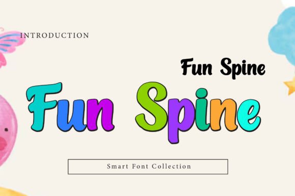 Fun Spine Font: A Bold, Bouncy Retro Typeface for Playful Designs