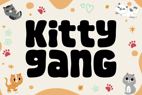 Kitty Gang: A Charming Font for Playful Designs