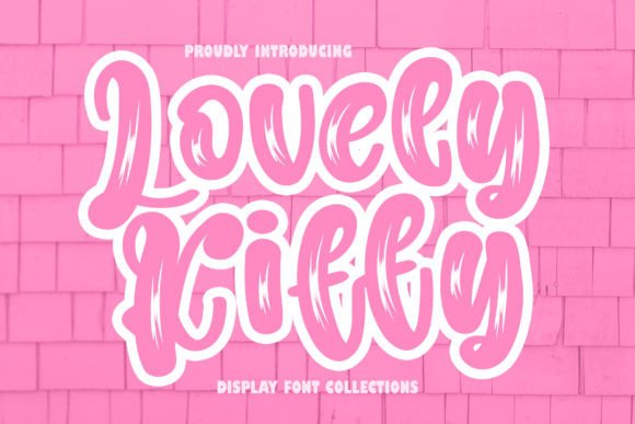 Lovely Kitty: A Playfully Nostalgic Display Font