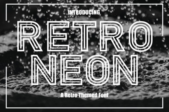 Retro Neon: A Display Font for Bold, Inspired Designs