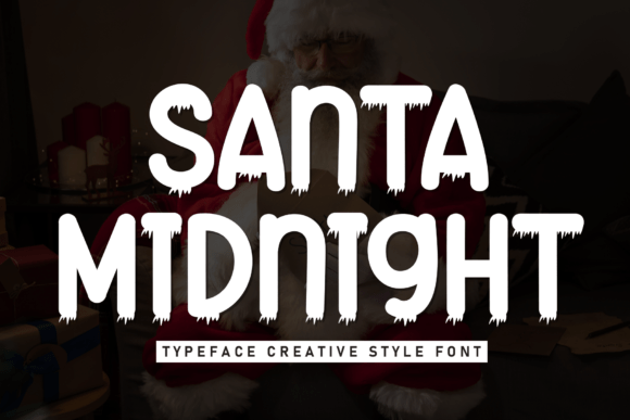 Santa Midnight: A Friendly Display Font for Modern Designs