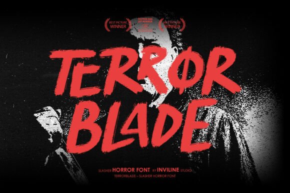 Terror Blade: A Fierce Horror Display Typeface