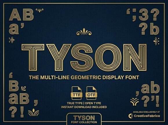 Tyson: The Display Font That Commands Attention