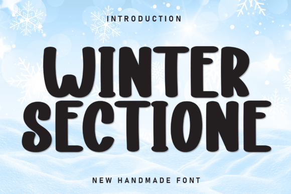 Winter Sectione: A Charming Handwritten Display Font