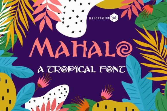 Zp Mahalo Fn: The Vibrant Tropical Display Font for Your Designs